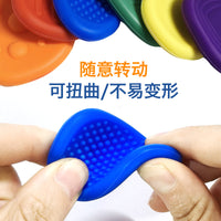 Fidget Toys Children Sensory Stones Soft Silicone Stress Relief Textured Stones