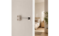 Zinc Alloy Automatic Sliding Door Closer Metal Arm Sliding Door Closer Compact Closing Device for Indoor