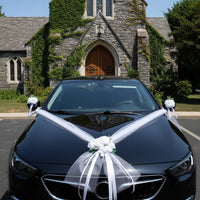 Wedding Car Decoration Set Easy Installation Wedding Car Decoration Kit Vehicle Accessory Paint-Safe No Tools Required