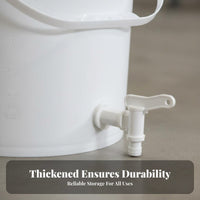 Water Container Spigot Leak-Resistant Closure Hand Washing Station Container Portable Water Jug Tap Thickened Frame Compost Tea