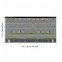 1:400 Aircraft Airport Background Simple Board to Clean Airport Diorama Mat Wear-Resistant