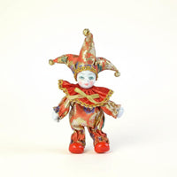 Decorative Clown Figurine Gift Jester Doll Trendy Design for Shelf Display