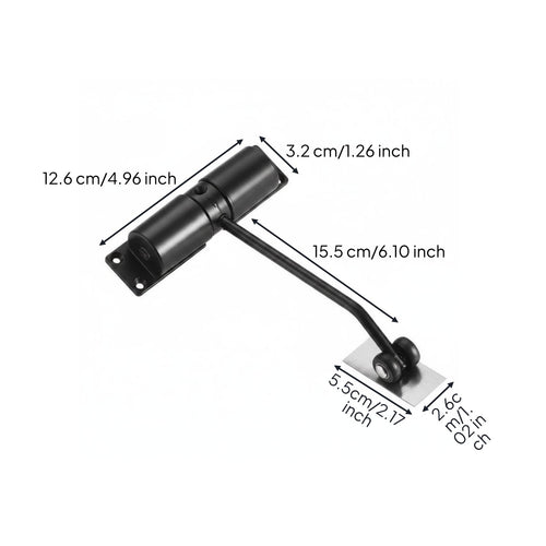 Adjustable Door Control Device Thickened Stainless Steel for Home