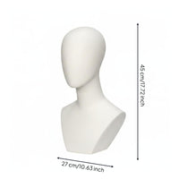 Retail Display Head Decorative Fashion Head Model Easy to Clean for Stylists