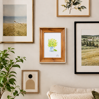 LETTER-SIZED Photo Frame, Modern Minimalist Maple White Picture Frame, Handmade Foam with Wood-Look Finish, for Wall or Desktop Display