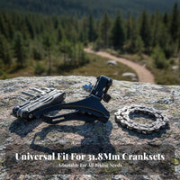 31.8mm Clamp Derailleur Mountain Bike Front Derailleur Gear Mechanism for Cyclists, Trail Cycling