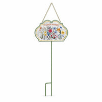 Hanging Garden Stake Pointed Insert Outdoor Decor Painted Iron Style