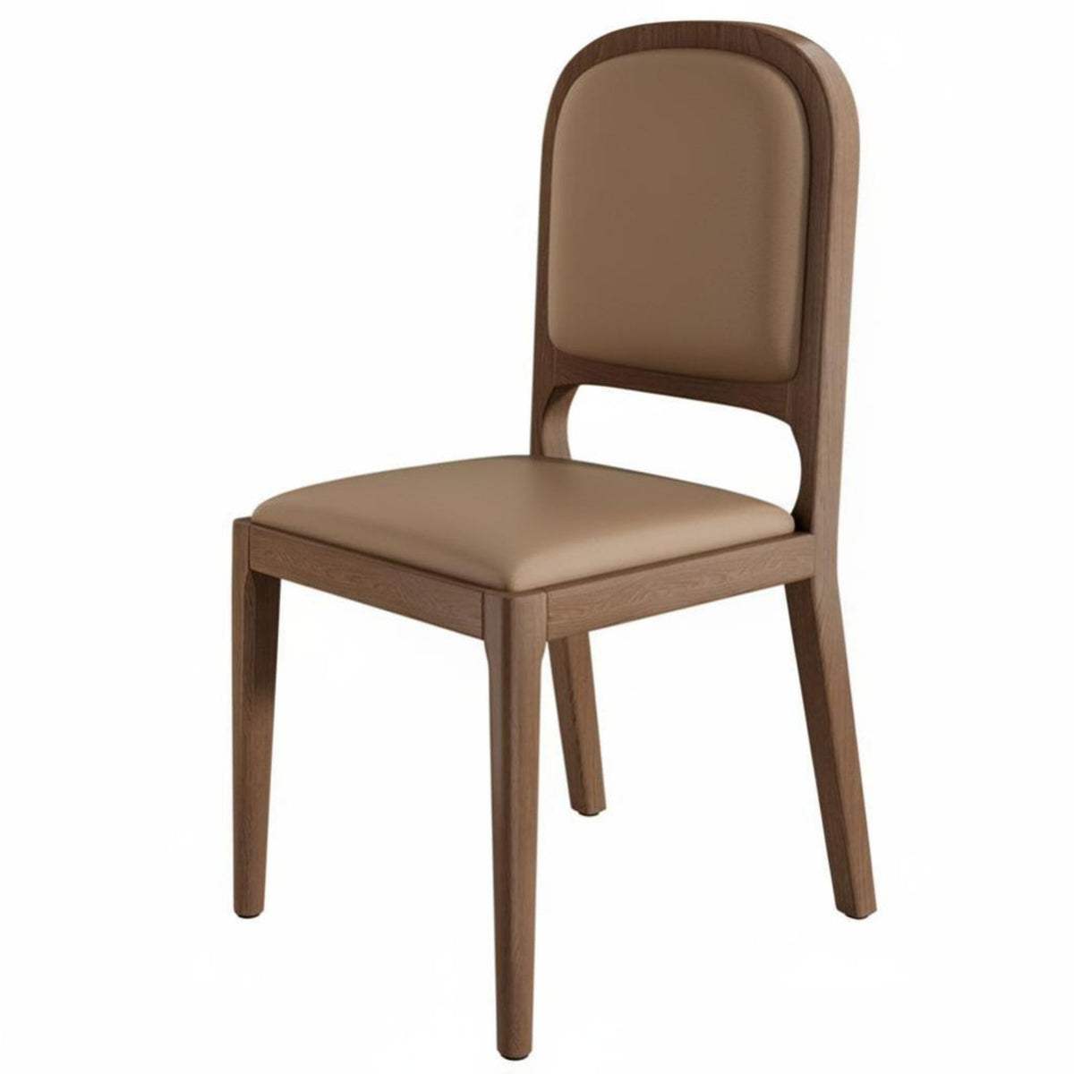 Upholstered Backrest Chair Nordic and Aesthetic Dining Seat Minimalist Design Easy to Clean for Restaurant Owners, Residents