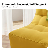Bean Bag Lounger Comfortable transformable Floor pad Space-Saving stylish Design for Young Adults, Students, Lounging, Playroom