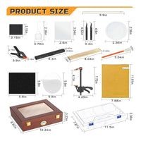 Restores & Protects Cards Trading Card Cleaning Set Removes Fingerprints & Smudges Card Cleaning and Flattening Kit for Collectors