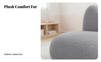Plush Floppy-Eared Chair Cute Lagomorph Design Floppy-Eared Character Seat Soft and Comfortable Sturdy Construction