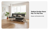Foldable Design Fold-extendable Sofa Bed two-in-versatileUse transformable Furniture Space Saving Futon Couch abrasion Resistant for Pet Owners, Apartment Dwellers, Students, Small areas, Living Room, Home Office