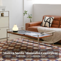foldable Tea Stand Foldable Design Coffee Table Space-Saving Nordic Inspired for Apartment Dwellers, Homeowners