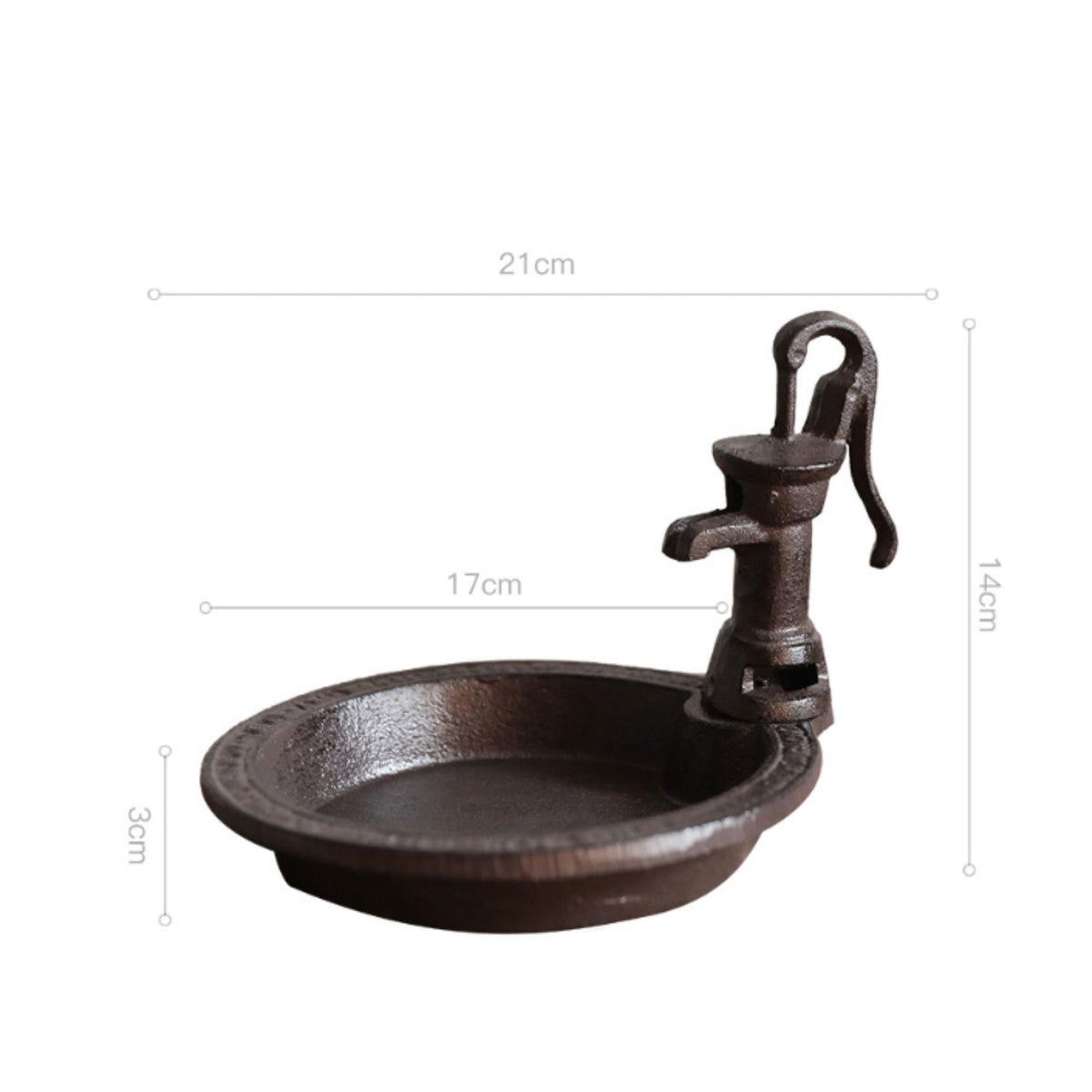 Cast Metal Avian Feeder Decorative Metal Bird Feeding Tray Weather-Resistant