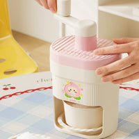 Manual Ice Shaver Easy to Use Home Shaved Ice Machine Portable for Children