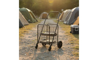 Rolling Grocery Cart Lightweight Foldable Grocery Trolley Wear-Resistant