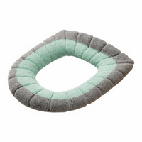Plush Toilet Seat Pad, Enlarged, Soft, Nordic, Comfortable