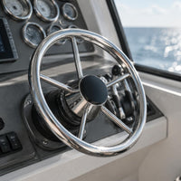 Marine Steering Wheel Universal Fit Stainless Steel Yacht Wheel