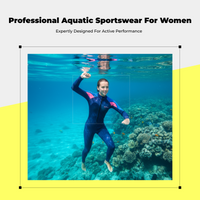Long Sleeve Aquatic Suit, Quick Dry, Sun Protection