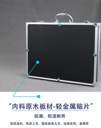 Aluminum Case for 8 Handheld Microphones with Foam Protection