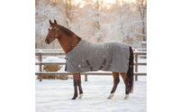 Fleece Horse Blanket Warm Midweight Horse Blanket Adjustable Leg Straps