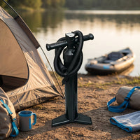 Portable Paddleboard Pump Manual Pump with Pressure Gauge Inflatable Upright for Paddleboarding
