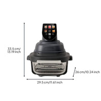 Color Interactive Interactive Panel Air Fryer Easy to Clean Visible Air Fryer Dishwasher Safe Countertop Oven for Kitchen