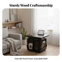 elevateTop Coffee-to-Dining Table Multi-Functional Household Furniture Space-Saving Built-in Storage