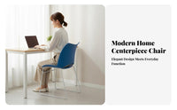 Modern Design Molded Shell Chair Nordic design Household Furniture Minimalist Indoor Furnishing Multi-Purpose for Office Workers, Homeowners, Interior Decorators, Dining Room, Kitchen, study Corner, Bedroom