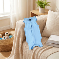Cat Recovery Suit with Turtleneck, Back Fasteners Spay Suit for Cats, Post Surgery Cat Clothing, Full Body Design for Female Cat Recovery, Soft