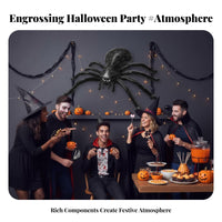 6 Pieces Halloween Foil Balloons Self-Sealing Halloween Balloon Set Long-Lasting