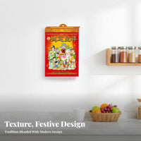 2026 Hanging Chinese Almanac Calendar, Tear-Off Daily Pages, Classic Design, Multiple Sizes