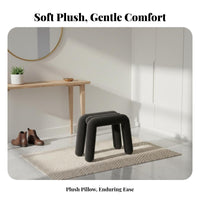 Upholstered Square Stool Luxury Design Household Furniture Comfortable
