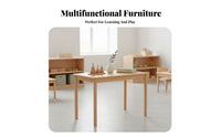 Nordic Design Toddler Desk and Chair Rounded Corners Art Station with Chairs Sturdy Construction children's Furniture Multifunctional for Preschoolers, Toddlers, Parents, Kindergarten, Nursery, Study Room, Bedroom