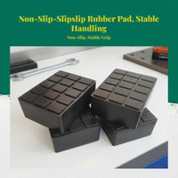 Non-slip heavy-duty car lift pad