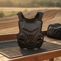 Shock-Absorbing Resistant Motorcycle Shockproof Motocross Adjustable Fit Dirt Bike Chest Protector Lightweight for Away from-Road Riders, Racers