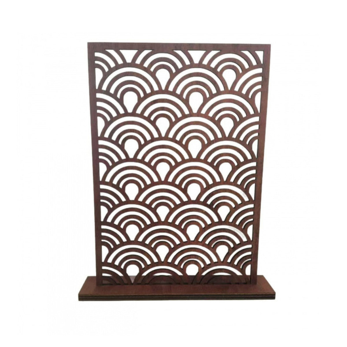 Chinese Design Wooden Earring Display Stand Decorative Desktop Earring Rack Elegant Design Hollow-out Jewelry Organizer Long-Lasting Wood Construction for Dresser, Vanity, Bedroom