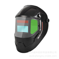 Solar Auto-Darkening Welding Helmet with Panoramic Lens