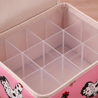 9-Compartment Egg Collection Basket Separate Pouches Canvas Egg Basket with Compartments Detachable Soft-Sided for Hobby Farmers, Backyard Farm
