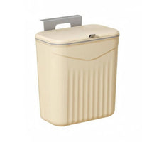 Wall-Mounted Trash Can Ribbed Front Cabinet Door Trash Can Compact