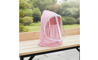 Hooded Face Cover with Visor Breathable Full Face Protection Hood Waterproof Spraying Hood with Visor for Painters, Gardeners Application