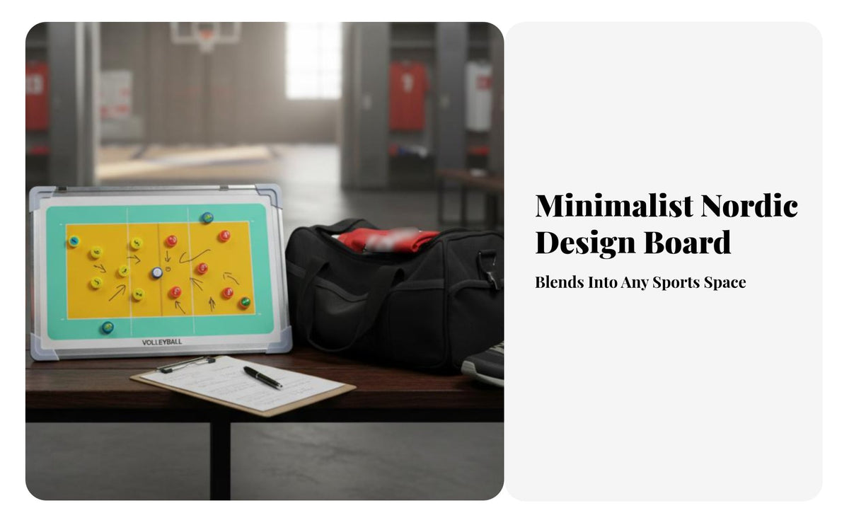 Portable Attractive Basketball Coaching Board Lightweight Basketball Coaching Board All-in-Single Kit for PE Teachers
