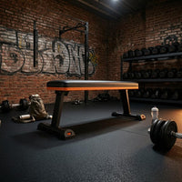 Folding Workout Bench Orange Trim Foldable Flat Bench Black Metal Frame