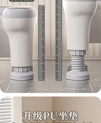 Portable Commode Chair with Anti-Slip Pads for Adults