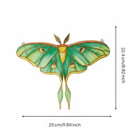 Winged Beauty Sun Bloom Suncatcher Nature Inspired Design Luna Moth Suncatcher