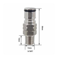 1/4 Inch NPT Ball Lock Fitting Ball Lock Post