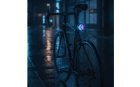 Rear Bike Light with Touch Screen Customizable Smart Bike Tail Light Waterproof USB-C Rechargeable for Cyclists, Night Riding