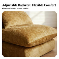 Adjustable Flower Lounger Nordic Design Theme Adjustable Padded Lounger Converts to Becomed Ergonomic Design for Teens, Balcony