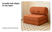 Upholsteregardingd Seating Block Regardingmovable and Cleanable Cover Fold-Extendable Sleeper Mattregardingss Transformable