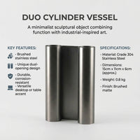 Industrial Style Metal Vase